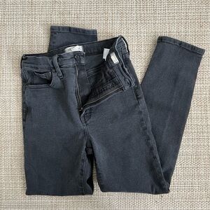 Madewell Faded Black Skinny Jeans